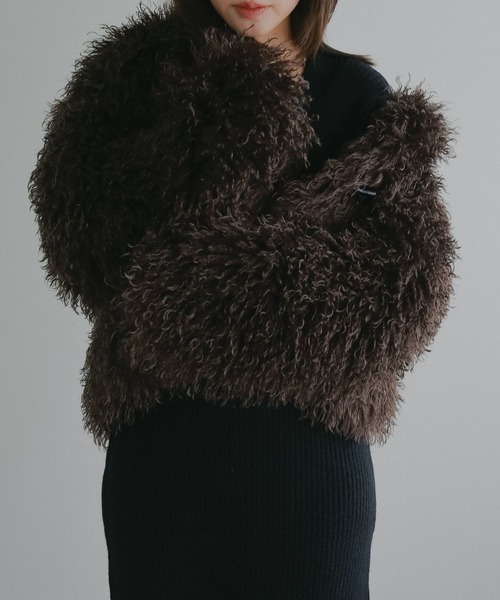 N WITH.（エヌウィズ）の「ファーダッフルコート（ダッフルコート