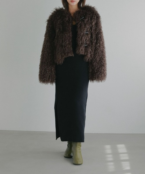 N WITH. エヌウィズ　ファーダッフルコート ファーダッフルコート – N WITH.