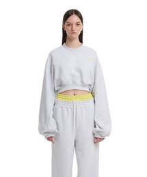 TRUNK PROJECT（トランクプロジェクト）の「Logo Cropped Sweatshirt_Grey（スウェット）」