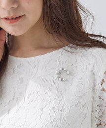 INDIVI | 【華やか】モチーフブローチ(ブローチ/コサージュ)