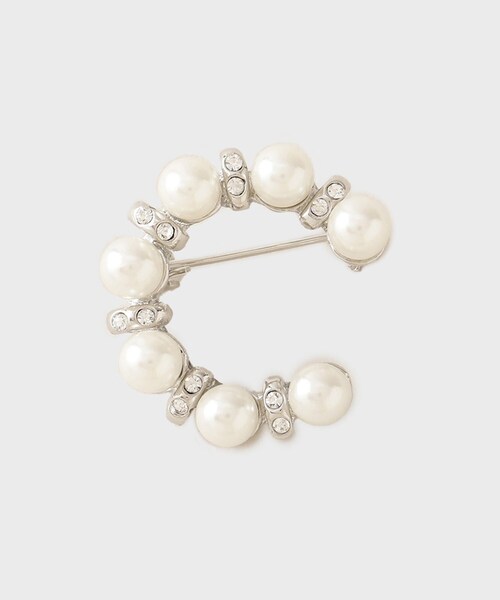 INDIVI（インディヴィ）の「【華やか】モチーフブローチ（ブローチ/コサージュ・レディース・シルバー系5/ゴールド/シルバー/シルバー系4・00）」の10枚目の写真