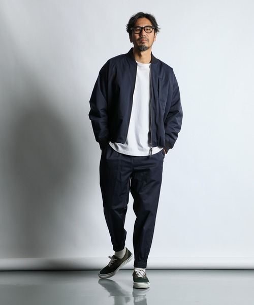 The DUFFER of ST.GEORGE（ザダファーオブセントジョージ）の「N/C EASY JOGGER PANTS：コットンナイロン イージージョガーパンツ（その他パンツ・メンズ・ブラック/ネイビー・SMALL/MEDIUM/LARGE/X-LARGE）」の8枚目の写真
