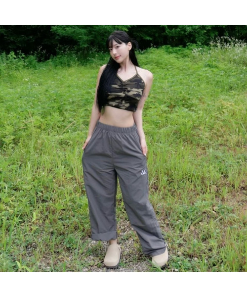 セール】マドリードポリナイロンワイドパンツ 男女共用 (5カラー