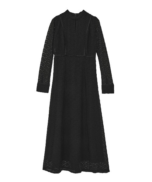 セール】PIPING LINE LACE ONE PIECE（ワンピース）｜CLANE（クラネ