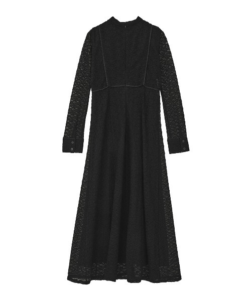 セール】PIPING LINE LACE ONE PIECE（ワンピース）｜CLANE（クラネ