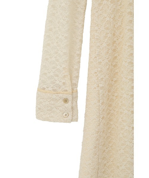 CLANE（クラネ）の「PIPING LINE LACE ONE PIECE（ワンピース・レディース・ベージュ/ブラック・0/1/2）」の8枚目の写真