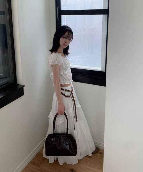LENEE B(レニービー)の「ラモバッグミディアムブラック ラモバッグ 中黒(ショルダーバッグ・レディース・その他・FREE)」の3枚目の写真