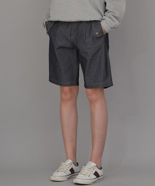 SAINTCREW（セントクルー）の「イングリッシュマン ハーフバンドデニムショーツ EMH-339 ライトインディゴ（その他パンツ・メンズ・その他・MEDIUM/LARGE/X-LARGE）」の6枚目の写真