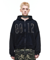 OPUS 0012（オーパス0012）の「Op. 03 P.F.P HOOD ZIP BLACK（パーカー）」