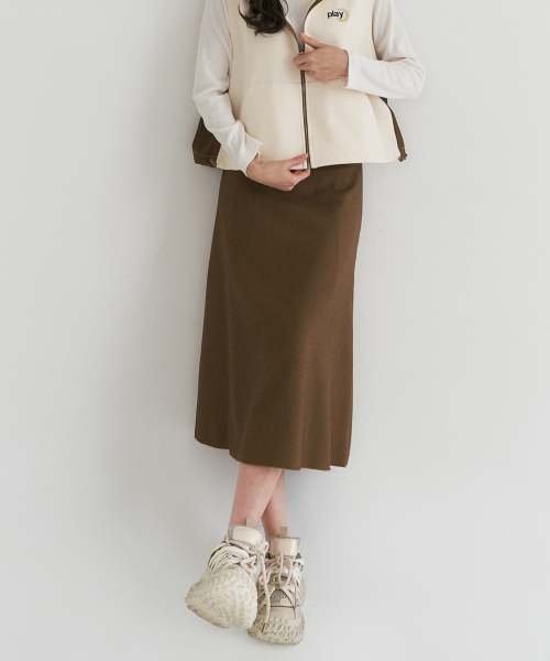 PLAYO(プレイオ)の「CW Skirt _ Brown(スカート・レディース・その他・MEDIUM/LARGE)」の1枚目の写真