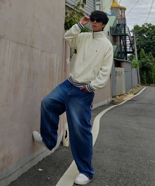 LENGAGEMENT（ランガージュマン）の「スモールハートスタジアムトラックトップジャージ [クリーム]（ジャージ・レディース・クリーム・SMALL/MEDIUM/LARGE）」の7枚目の写真
