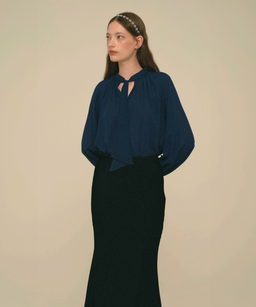 ICE GARDEN A.508(アイス ガーデン エイオーゴンパル)の「Mermaid Maxi Satin Skirt_Dark Sarpphire(スカート・レディース・その他・SMALL/MEDIUM)」の5枚目の写真