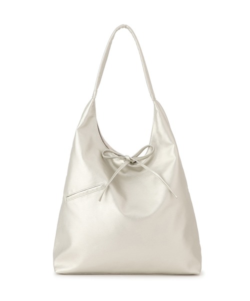 ROPE' PICNIC(ロペピクニック)の「洗えるバッグ シーンレスワンハンドルトートバッグ/A4対応・イージーケア(トートバッグ・レディース・ブラック/キナリ/シルバー系その他・FREE)」の1枚目の写真