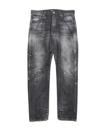 uniform experiment(���j�t�H�[���G�N�X�y�������g)��DAMAGED TAPERED-FIT JEANS(�f�j���p���c)