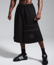 SAPIENS（サピエンス）の「エンジニアードワッフルオーバーサイズショーツブラック（その他パンツ）」