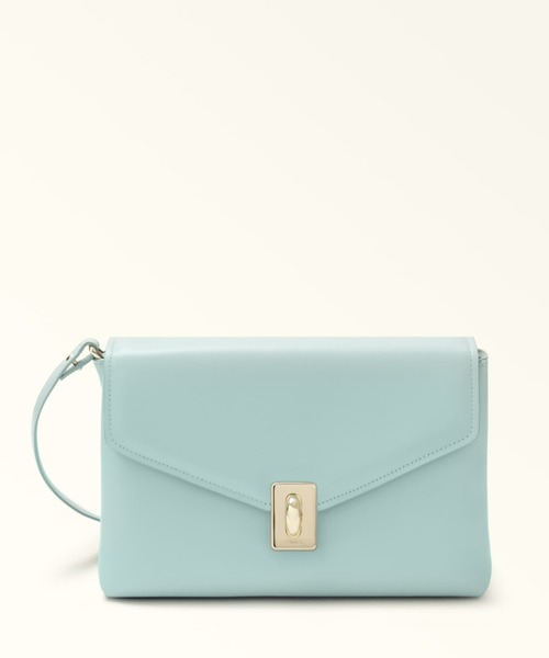 FURLA(フルラ)の「フルラ メリディアーナ クロスボディバッグ M(ショルダーバッグ・レディース・アイボリー/アクア/ライトオリーブ/ブラック/ライトイエロー・ONE SIZE)」の4枚目の写真