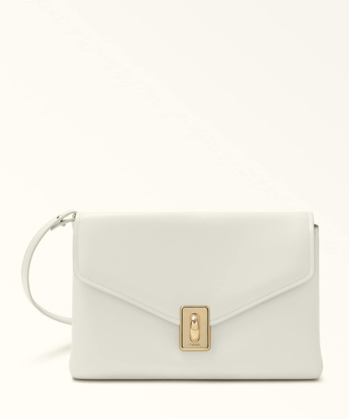 FURLA(フルラ)の「フルラ メリディアーナ クロスボディバッグ M(ショルダーバッグ・レディース・アイボリー/アクア/ライトオリーブ/ブラック/ライトイエロー・ONE SIZE)」の1枚目の写真