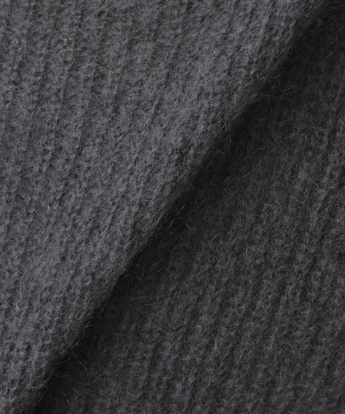 IENA（イエナ）の「キッドモヘヤミックス 片畦プルオーバー（ニット/セーター・レディース・チャコールグレー/ライトグレー/サックスブルー・FREE）」の8枚目の写真