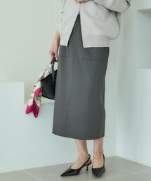 UNTITLED | 【ストレッチ性/洗える】アウトポケット ナロースカート(スカート)