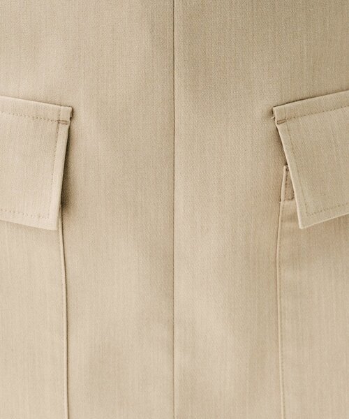 UNTITLED(アンタイトル)の「【ストレッチ性/洗える】アウトポケット ナロースカート(スカート・レディース・ベージュ/ブラウン系その他・50/48/46/44/42/04/03/02/01/00)」の6枚目の写真