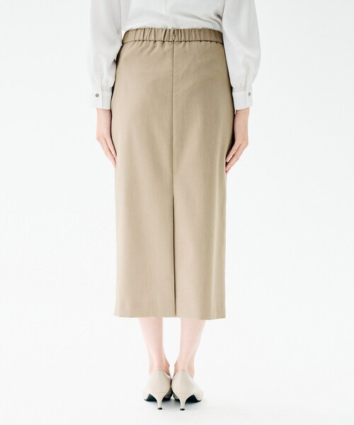 UNTITLED(アンタイトル)の「【ストレッチ性/洗える】アウトポケット ナロースカート(スカート・レディース・ベージュ/ブラウン系その他・50/48/46/44/42/04/03/02/01/00)」の9枚目の写真