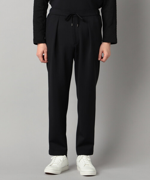 COMME CA MEN(コムサメン)の「【保温・透湿・吸水速乾】ダウンファブリック タックテーパードパンツ(その他パンツ・メンズ・ブラック/グレー・L/M)」の12枚目の写真