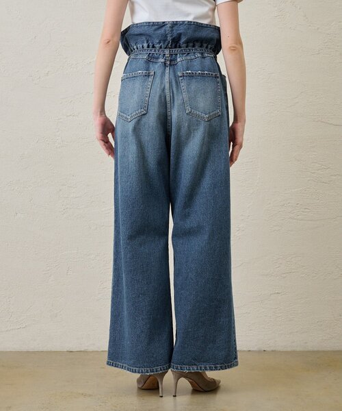 Whim Gazette(ウィムガゼット)の「フリルデニムパンツ(デニムパンツ・レディース・インディゴブルー・36/38)」の18枚目の写真