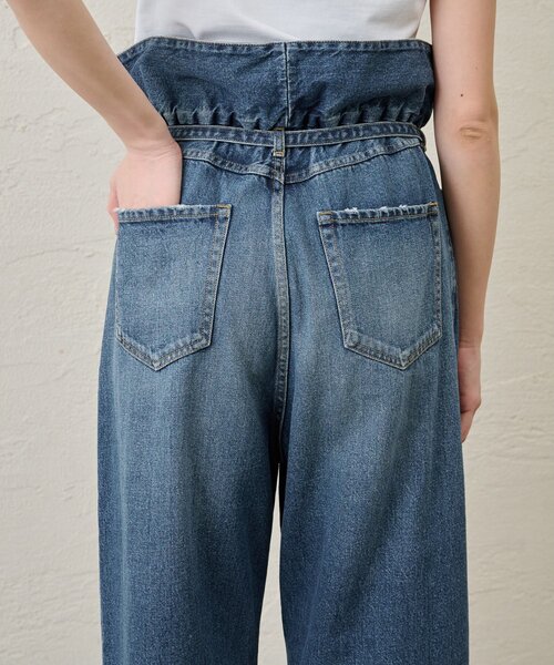 Whim Gazette(ウィムガゼット)の「フリルデニムパンツ(デニムパンツ・レディース・インディゴブルー・36/38)」の20枚目の写真
