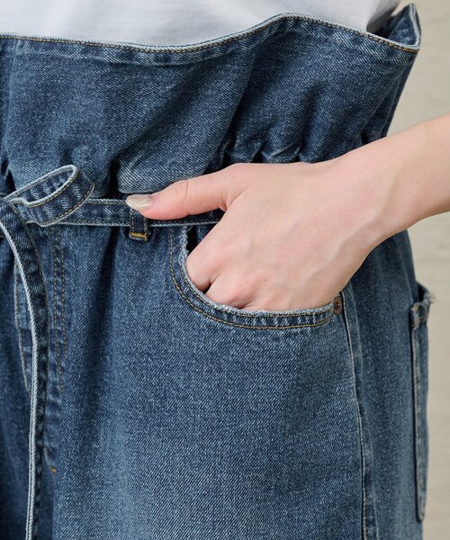 Whim Gazette(ウィムガゼット)の「フリルデニムパンツ(デニムパンツ・レディース・インディゴブルー・36/38)」の21枚目の写真
