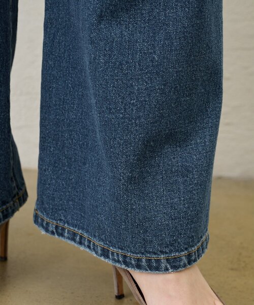 Whim Gazette(ウィムガゼット)の「フリルデニムパンツ(デニムパンツ・レディース・インディゴブルー・36/38)」の22枚目の写真