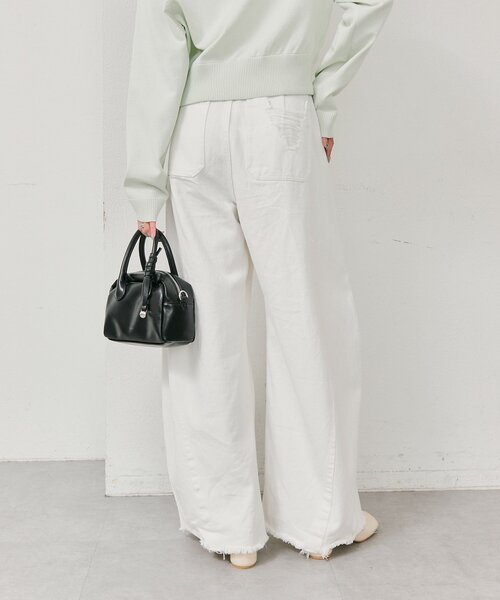 mystic(ミスティック)の「クラッシュカーブパンツ(デニムパンツ・レディース・ブラック/ブルー/オフホワイト・2/0/1)」の11枚目の写真