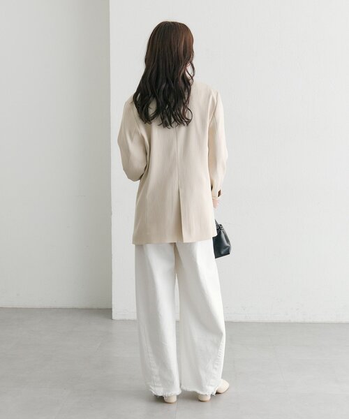 mystic(ミスティック)の「クラッシュカーブパンツ(デニムパンツ・レディース・ブラック/ブルー/オフホワイト・2/0/1)」の20枚目の写真