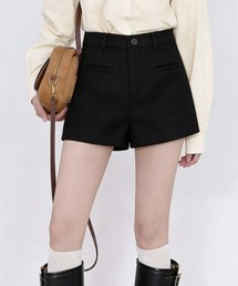 gossip！ロサンゼルス（ゴシップロサンゼルス）の「【Y2Kガーリー】レトロツイード風ハイウエストショートパンツ 【サイズあり】 厚手（韓国ファッションガーリー定番）（その他パンツ）」