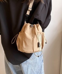 ドロストメッシュポケット 巾着 ショルダー
