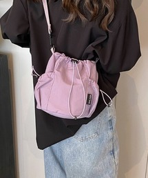 ドロストメッシュポケット 巾着 ショルダー