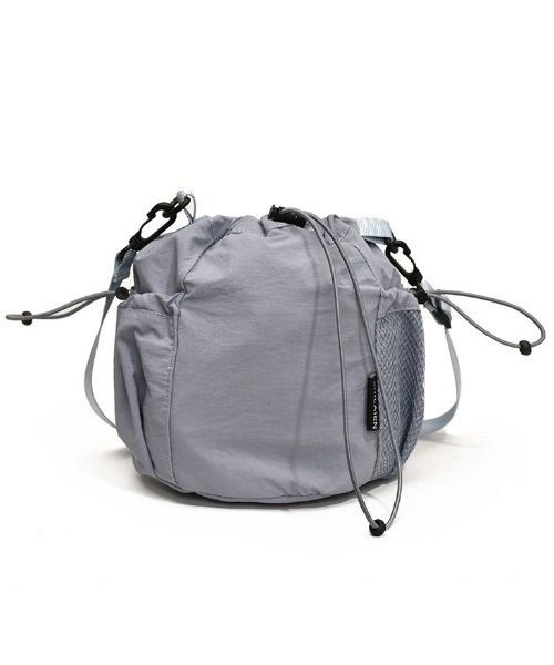 SHEPP(シープ)の「ドロストメッシュポケット 巾着 ショルダー(ショルダーバッグ・レディース・ブルー/ブラック/グリーン/ベージュ/パープル・F)」の12枚目の写真