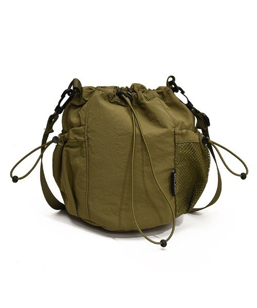 SHEPP(シープ)の「ドロストメッシュポケット 巾着 ショルダー(ショルダーバッグ・レディース・ブルー/ブラック/グリーン/ベージュ/パープル・F)」の11枚目の写真