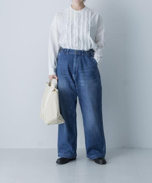 コットンフリルワイドシャツ（シャツ/ブラウス）｜かぐれ（カグレ）の