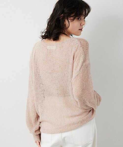 THE PAUSE(ザ ポーズ)の「【THE PAUSE】メッシュプルオーバー(ニット/セーター・レディース・オレンジ/ベージュ/オフホワイト・FREE)」の17枚目の写真