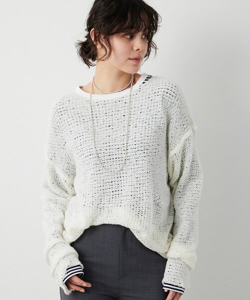 THE PAUSE（ザ ポーズ）の「【THE PAUSE】メッシュプルオーバー