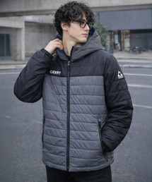 GERRY（ジェリー）の「GERRY ジェリー 軽量 290T Eシレー 中綿 細キルト 切替 フード付きパーカー ジャケット アウター（ブルゾン）」