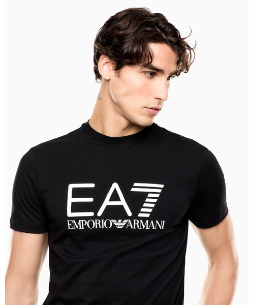 EMPORIO ARMANI EA7（エンポリオアルマーニイーエーセブン）の「<オンライン限定>【エンポリオ アルマーニ EA7】Core Identity Tシャツ コットンジャージー（Tシャツ/カットソー・メンズ・ブルー/ブラック/マスタード/ホワイト・LARGE/MEDIUM/SMALL/X-LARGE/X-SMALL/XX-LARGE）」の6枚目の写真