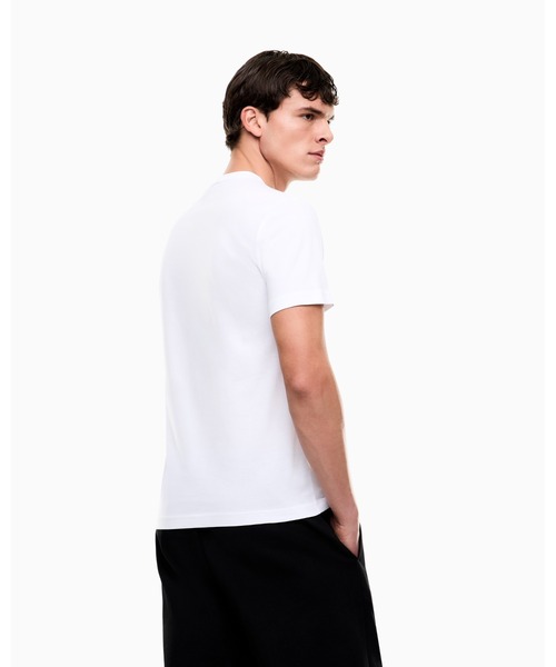 EMPORIO ARMANI EA7（エンポリオアルマーニイーエーセブン）の「<オンライン限定>【エンポリオ アルマーニ EA7】Core Identity Tシャツ コットンジャージー（Tシャツ/カットソー・メンズ・ブルー/ブラック/マスタード/ホワイト・LARGE/MEDIUM/SMALL/X-LARGE/X-SMALL/XX-LARGE）」の10枚目の写真