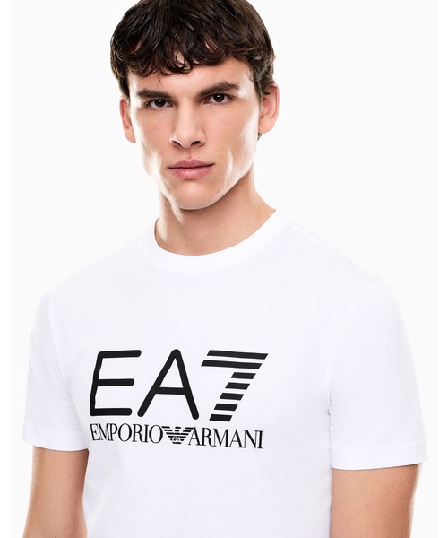 EMPORIO ARMANI EA7（エンポリオアルマーニイーエーセブン）の「<オンライン限定>【エンポリオ アルマーニ EA7】Core Identity Tシャツ コットンジャージー（Tシャツ/カットソー・メンズ・ブルー/ブラック/マスタード/ホワイト・LARGE/MEDIUM/SMALL/X-LARGE/X-SMALL/XX-LARGE）」の11枚目の写真