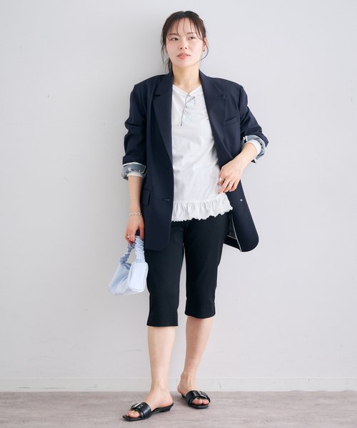 U by SPICK&SPAN（ユーバイスピックアンドスパン）の「【VENGDI / ベンディ】サテンBAG（ショルダーバッグ・レディース・ブルー/ブラック・FREE）」の8枚目の写真