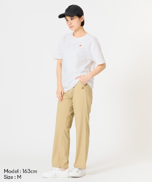le coq sportif(ルコックスポルティフ)の「エアスタイリッシュパンツCOOL 前開きストレート(はっ水/接触冷感)(その他パンツ・レディース・ベージュ/ネイビー/ブラック/ブルー・S/M/L/XL)」の9枚目の写真