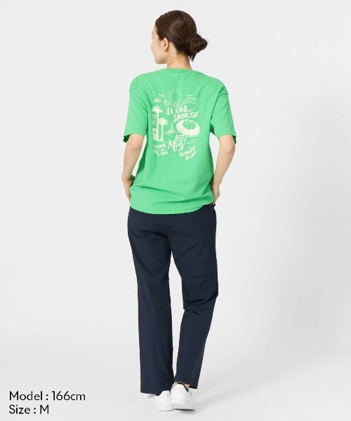 le coq sportif(ルコックスポルティフ)の「エアスタイリッシュパンツCOOL 前開きストレート(はっ水/接触冷感)(その他パンツ・レディース・ベージュ/ネイビー/ブラック/ブルー・S/M/L/XL)」の21枚目の写真