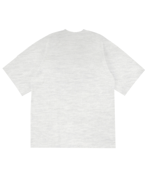 NTET(エンティーイーティー)の「ウェットロゴオーバーサイズ半袖Tシャツバックメランジ(Tシャツ/カットソー・メンズ・その他・S/M/L/XL)」の2枚目の写真