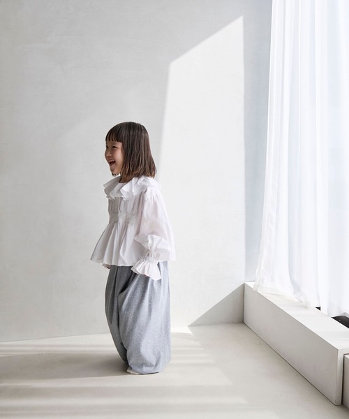 LOWRYS FARM（ローリーズファーム）の「カットバルーンパンツ　631066（スウェットパンツ・キッズ・ブラック/レッド/グレー・150cm/140cm/130cm/120cm/110cm）」の5枚目の写真