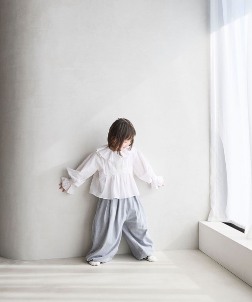 LOWRYS FARM（ローリーズファーム）の「カットバルーンパンツ　631066（スウェットパンツ・キッズ・ブラック/レッド/グレー・150cm/140cm/130cm/120cm/110cm）」の6枚目の写真